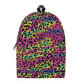 Trippy Psychedelic Leopard Print School Backpack