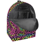 Trippy Psychedelic Leopard Print Backpack