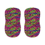 Trippy Psychedelic Leopard Print Bar Stool Covers