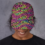 Trippy Psychedelic Leopard Print Baseball Cap