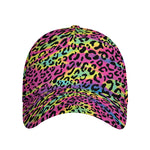 Trippy Psychedelic Leopard Print Baseball Cap