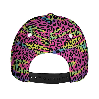 Trippy Psychedelic Leopard Print Baseball Cap