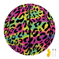 Trippy Psychedelic Leopard Print Basketball