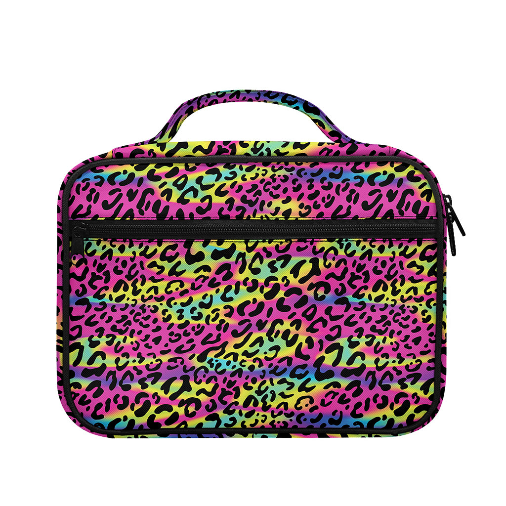 Trippy Psychedelic Leopard Print Briefcase Bible Bag