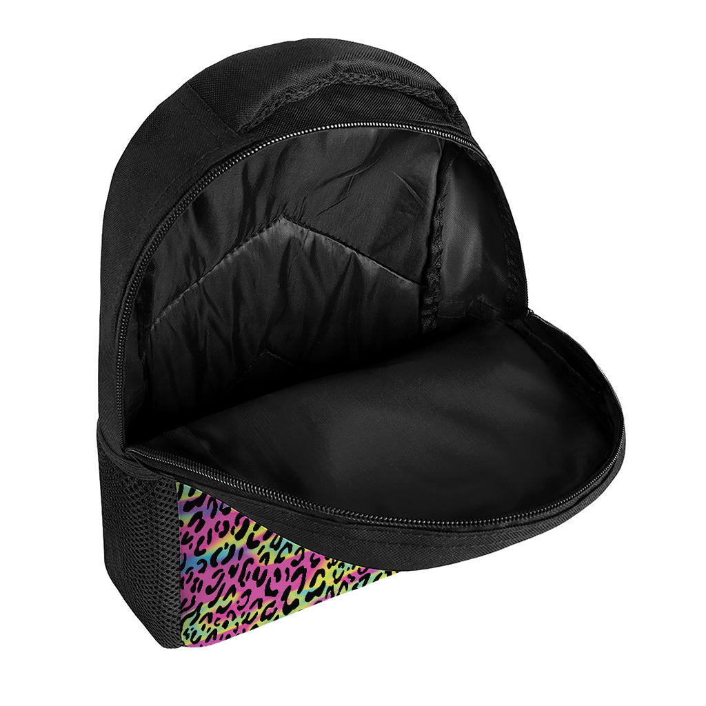 Trippy Psychedelic Leopard Print Casual Backpack