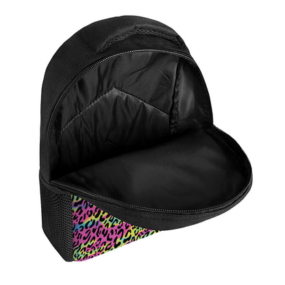 Trippy Psychedelic Leopard Print Casual Backpack