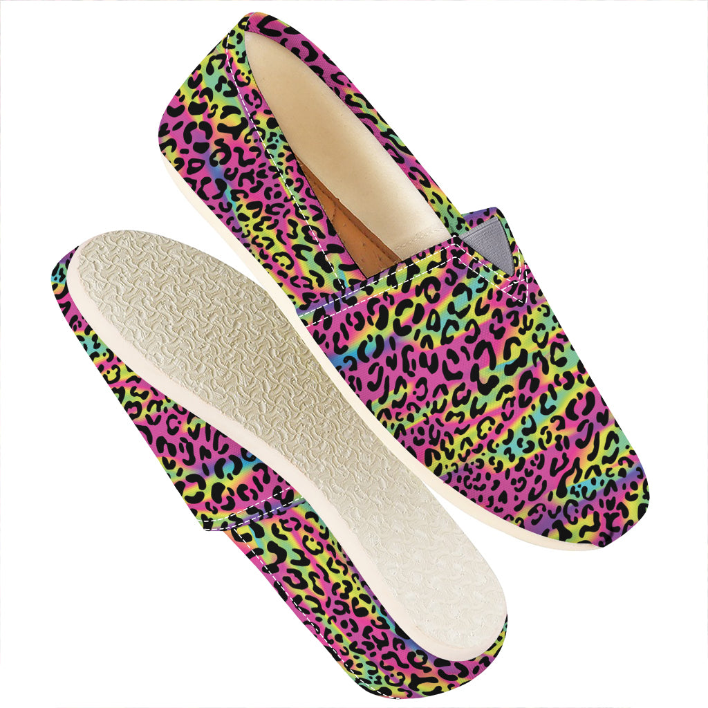 Trippy Psychedelic Leopard Print Casual Shoes