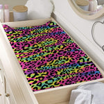 Trippy Psychedelic Leopard Print Changing Pad Cover