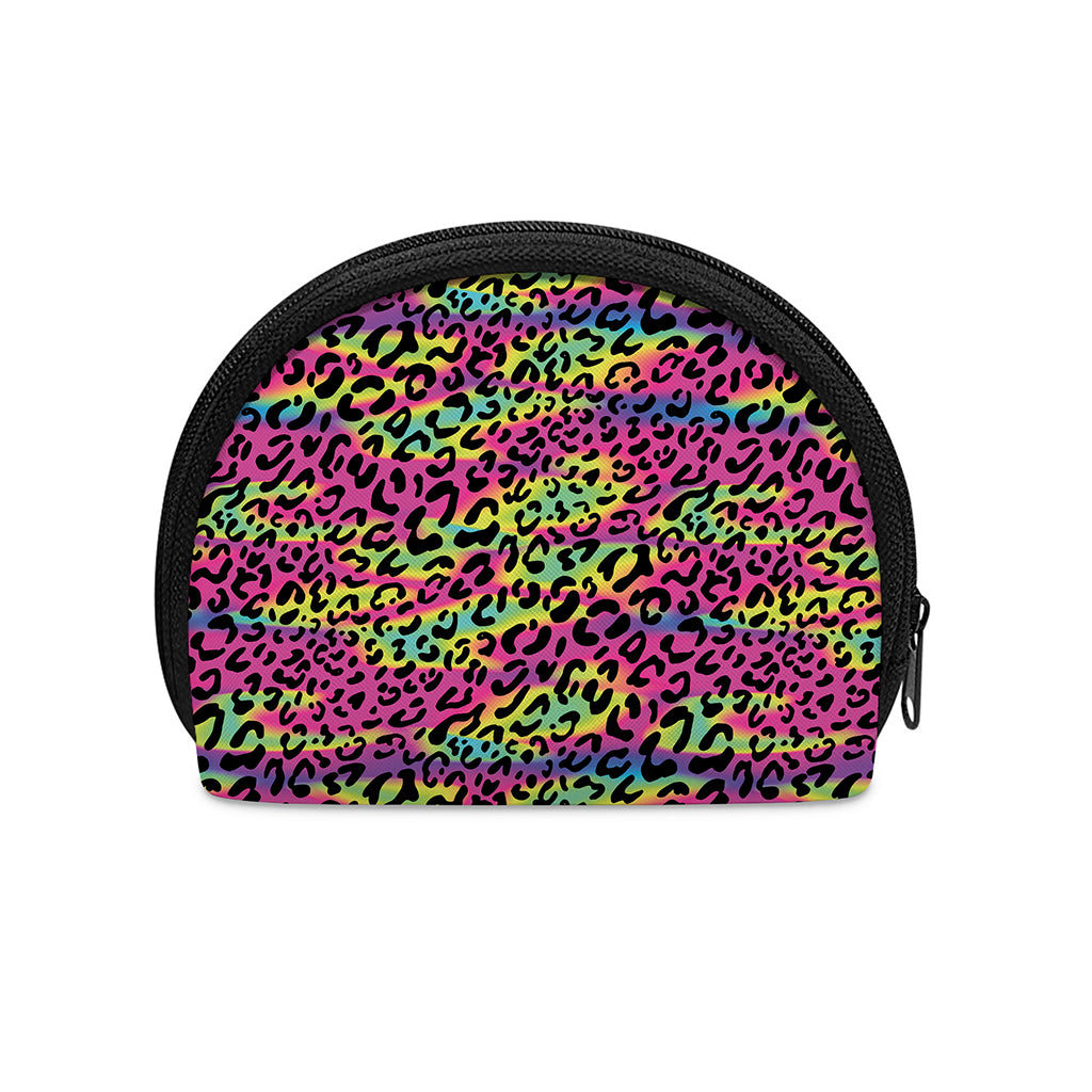 Trippy Psychedelic Leopard Print Coin Purse