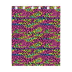 Trippy Psychedelic Leopard Print Curtain