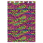 Trippy Psychedelic Leopard Print Curtain