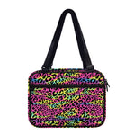 Trippy Psychedelic Leopard Print Double Strap Bible Bag