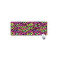 Trippy Psychedelic Leopard Print Extended Mouse Pad