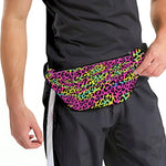 Trippy Psychedelic Leopard Print Fanny Pack