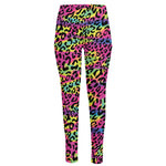 Trippy Psychedelic Leopard Print High-Waisted Pocket Leggings