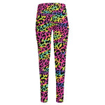 Trippy Psychedelic Leopard Print High-Waisted Pocket Leggings