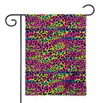 Trippy Psychedelic Leopard Print House Flag