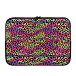 Trippy Psychedelic Leopard Print Laptop Sleeve