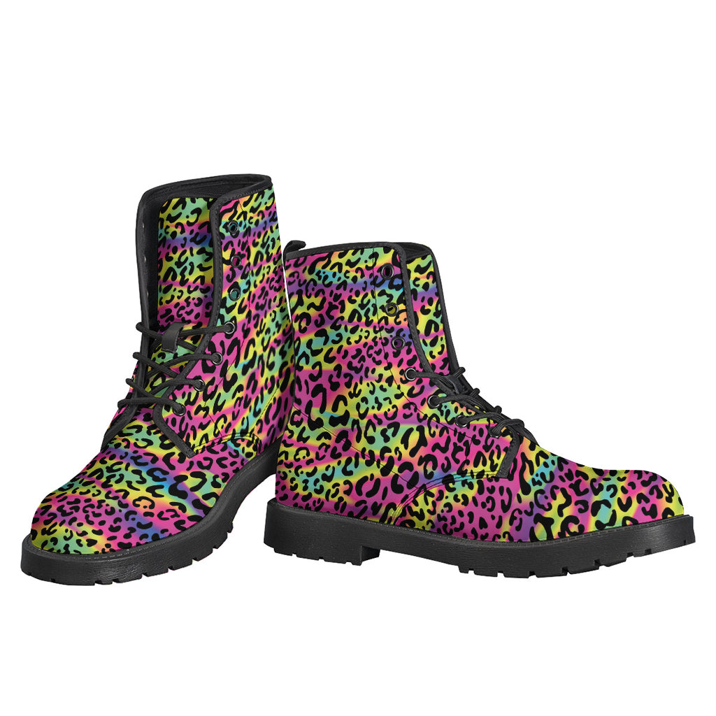 Trippy Psychedelic Leopard Print Backpack