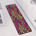 Trippy Psychedelic Leopard Print Long Kitchen Mat