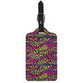 Trippy Psychedelic Leopard Print Luggage Tag