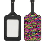 Trippy Psychedelic Leopard Print Luggage Tag