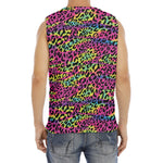 Trippy Psychedelic Leopard Print Men's Fitness Tank Top