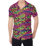 Trippy Psychedelic Leopard Print Men's Shirt