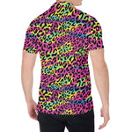 Trippy Psychedelic Leopard Print Men's Shirt