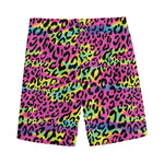 Trippy Psychedelic Leopard Print Men's Sports Shorts