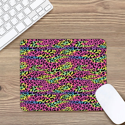Trippy Psychedelic Leopard Print Mouse Pad