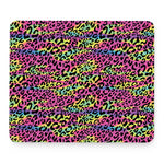 Trippy Psychedelic Leopard Print Mouse Pad
