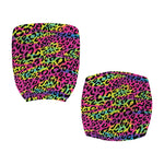 Trippy Psychedelic Leopard Print Office Chair Cover