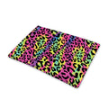 Trippy Psychedelic Leopard Print Pet Cooling Mat Cover