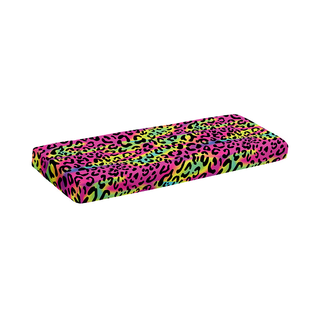 Trippy Psychedelic Leopard Print Piano Keyboard Cover