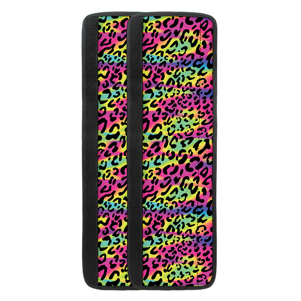 Trippy Psychedelic Leopard Print Refrigerator Handle Covers