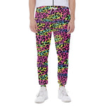Trippy Psychedelic Leopard Print Scuba Joggers