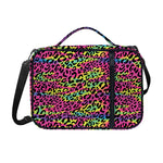 Trippy Psychedelic Leopard Print Shoulder Strap Bible Bag