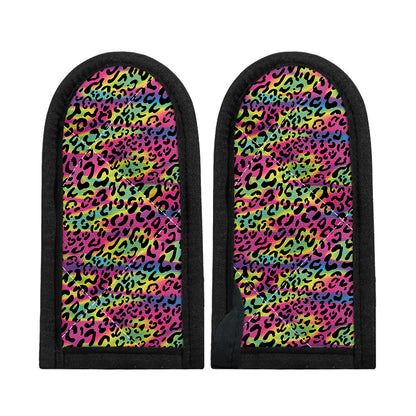 Trippy Psychedelic Leopard Print Skillet Handle Cover
