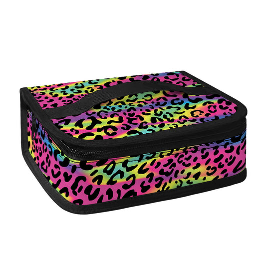 Trippy Psychedelic Leopard Print Small Lunch Bag