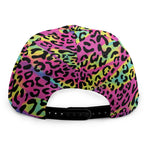 Trippy Psychedelic Leopard Print Snapback Cap