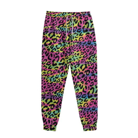 Trippy Psychedelic Leopard Print Sweatpants