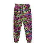 Trippy Psychedelic Leopard Print Sweatpants