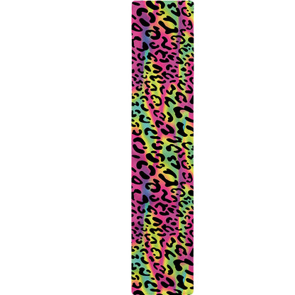 Trippy Psychedelic Leopard Print Table Runner