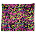 Trippy Psychedelic Leopard Print Tapestry