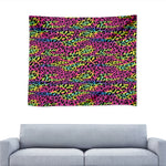 Trippy Psychedelic Leopard Print Tapestry