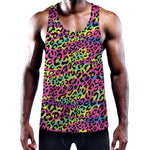 Trippy Psychedelic Leopard Print Training Tank Top