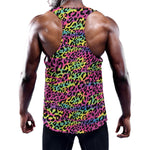 Trippy Psychedelic Leopard Print Training Tank Top