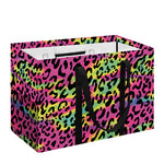 Trippy Psychedelic Leopard Print Utility Tote Bag