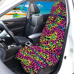 Trippy Psychedelic Leopard Print Waterproof Car Seat Cover